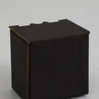 Коробка под кружку самосборная, 10&times;8&times;10 см, чёрная