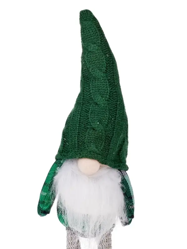 Фигура текстиль «Гном в зелёном» 42 см, 1 LED, от батареек AG13×3, свечение тёплое белое Фигура текстиль «Гном в зелёном» 42 см, 1 LED, от батареек AG13×3, свечение тёплое белое