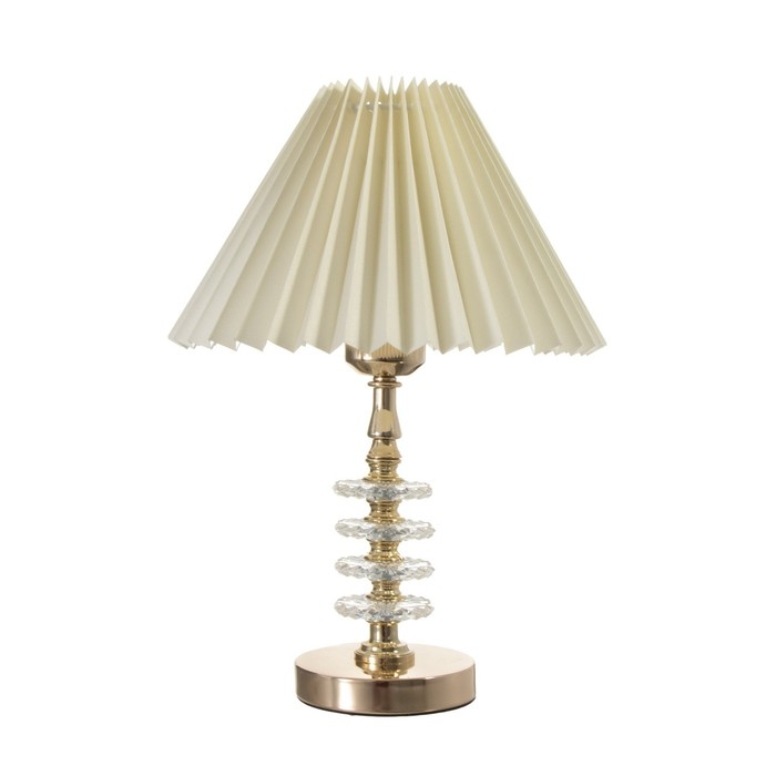 Настольная лампа Настольная лампа "Мишель" Е27 40Вт золото 22х22х40 см RISALUX