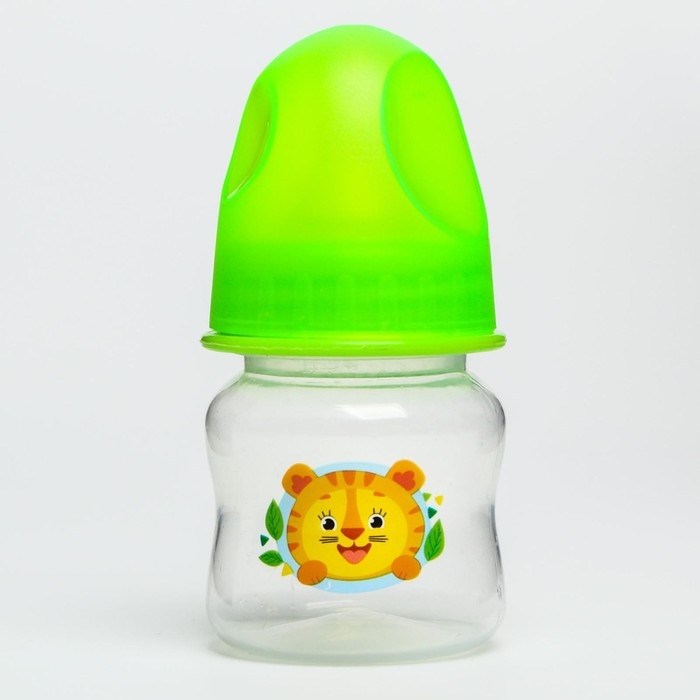 Бутылочка для кормления «Тигренок», классическое горло, 60 мл., от 0 мес., цвет МИКС Бутылочка для кормления «Тигренок», классическое горло, 60 мл., от 0 мес., цвет МИКС