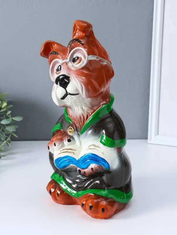 Копилка для денег &laquo;Пёс-профессор&raquo;, 23&times;16&times;12 см