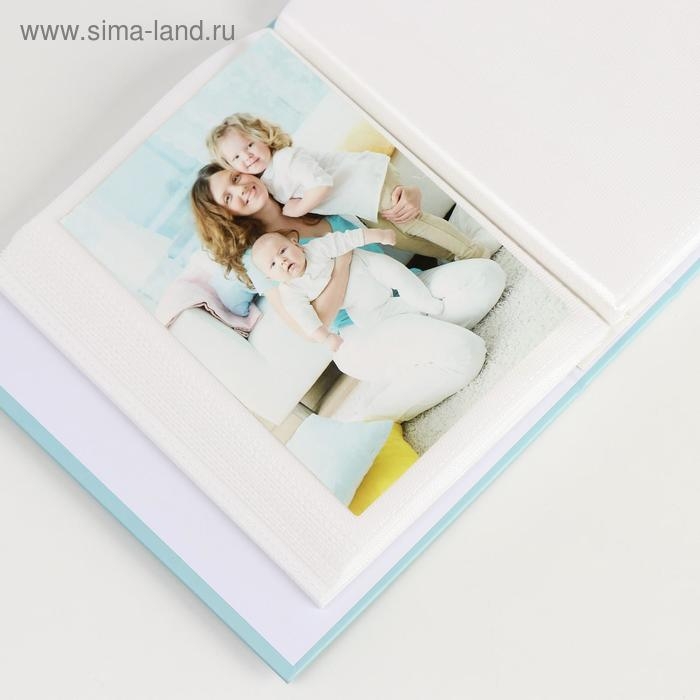 Фотоальбом на 100 фото 10х15 см Фотоальбом на 100 фото 10х15 см "Жирафик и качель на облачке" 18х14х5 см