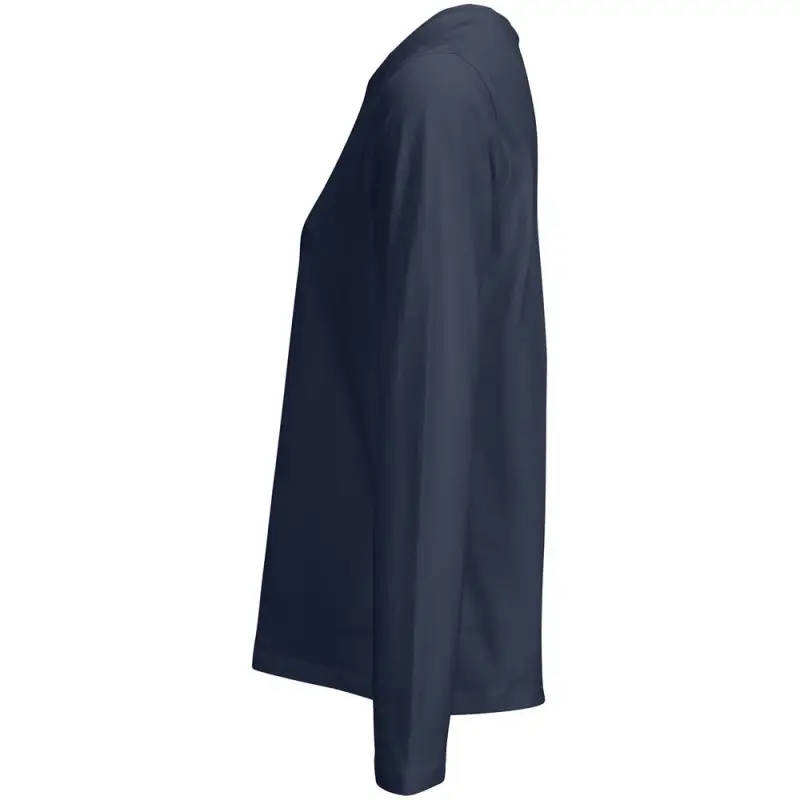 Футболка с длинным рукавом женская Monarch Women, темно-синяя (navy), размер XS