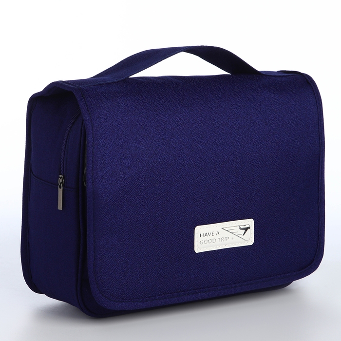 Косметичка на молнии, цвет синий Косметичка на молнии, цвет синий