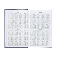 Ежедневник датир 2026г А5 168л б/вин Синий Ежедневник датир 2026г А5 168л б/вин Синий