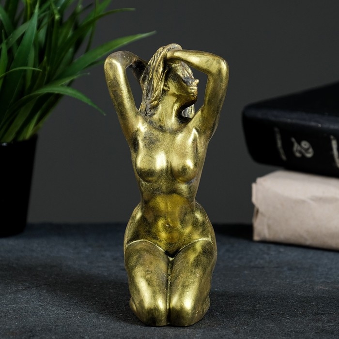 Фигура  Фигура "Нега" золото, 13х9х5см