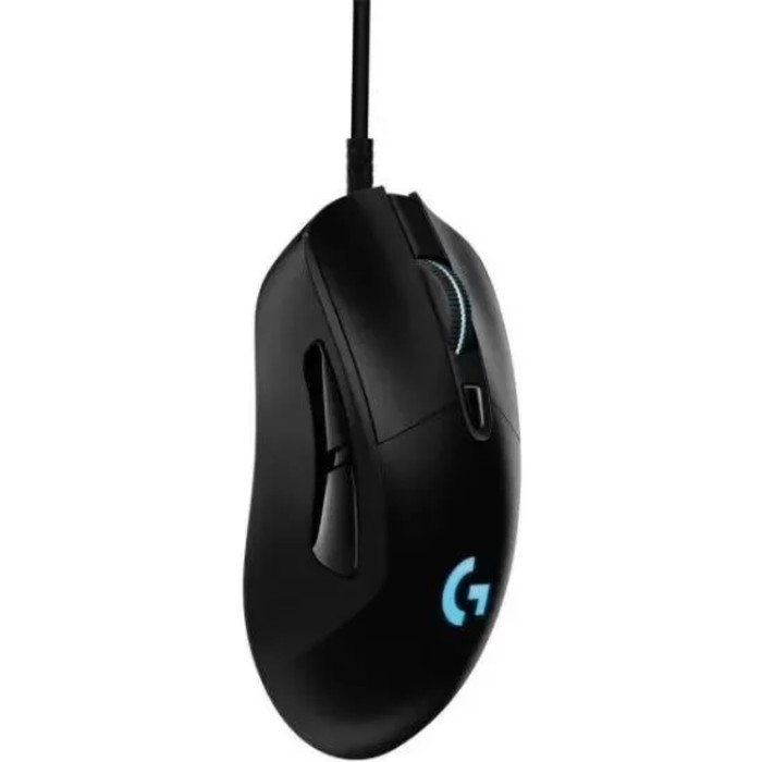 Мышь LOGITECH G403 HERO, игровая, проводная, оптическая, 25600 dpi, подсветка, чёрная