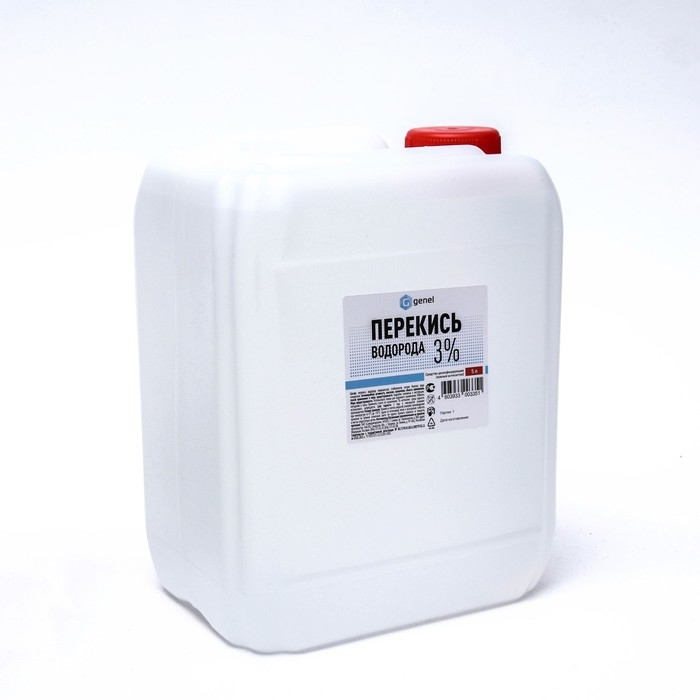 Перекись водорода LekSa, 3 %, 5 л Перекись водорода LekSa, 3 %, 5 л