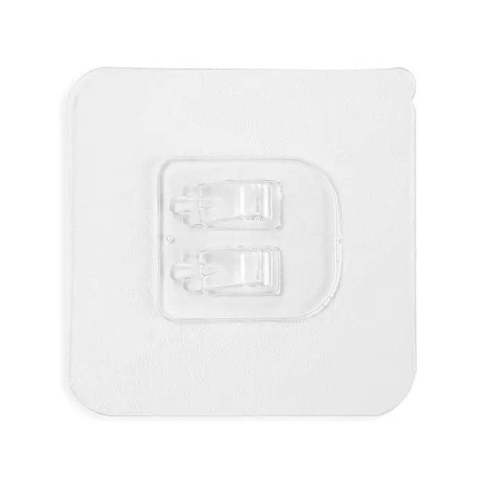 Держатель с клейкой поверхностью ТУНДРА, 60х60 мм, набор 6 шт