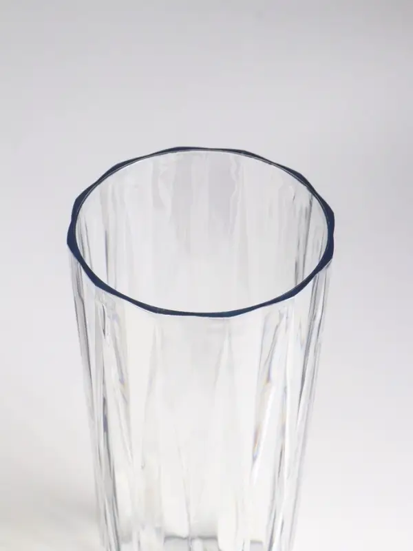 Ваза для цветов &laquo;Венера&raquo;, лучики, 25.5&times;11.5 см, пластик, прозрачная