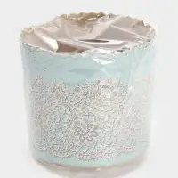 Набор бумажных форм для кулича "Кружева голубые", 110х85 мм, 10 шт