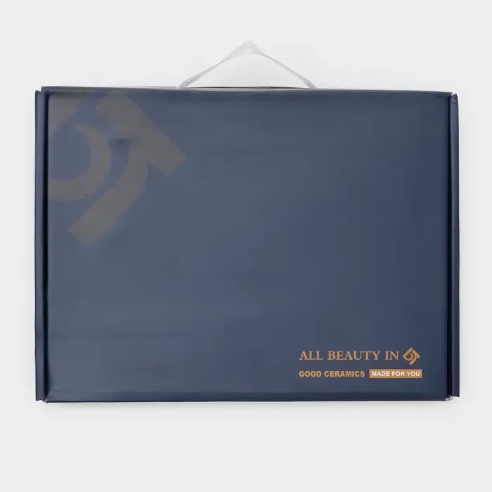 Набор кофейный &laquo;Мейси&raquo;, 12 предметов: 6 чашек 100 мл, 6 блюдец d=11 см, керамика, чёрный