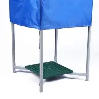 Душ дачный, 80 &times; 80 &times; 250 см, тент, бак антикоррозийный, 128 л, без ЭВН