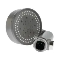 Лейка для душа ZEIN Z3541, d=90 мм, 5 режимов, кнопка &laquo;стоп&raquo;, съёмный верх, графит