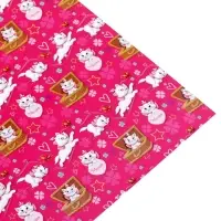 Бумага упаковочная глянцевая «Милая», 70x100 см, Коты аристократы Бумага упаковочная глянцевая «Милая», 70x100 см, Коты аристократы