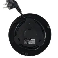 Чайник электрический RED SOLUTION G104, 1.7 л, 2200 Вт, стекло, съёмная крышка, серый
