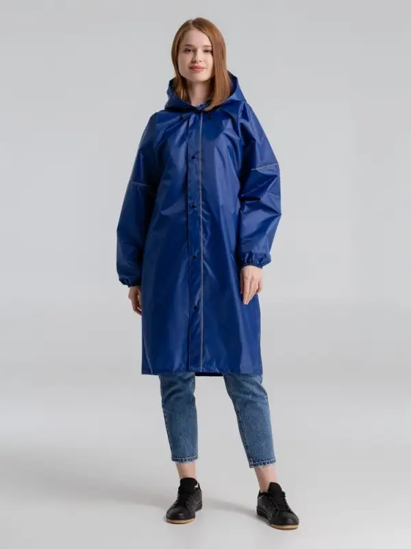 Дождевик со светоотражающими элементами Rainman Blink, ярко-синий, размер XS