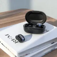 Наушники беспроводные Hoco E11, TWS, вакуумные, Bluetooth 5.1, 40/300 мАч, шумоподавление, чёрные