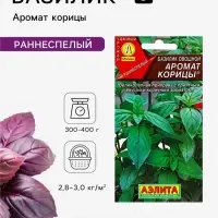 Семена Базилик овощной &laquo;Аромат корицы&raquo;, 0.2 г, ранний, &laquo;Аэлита&raquo;