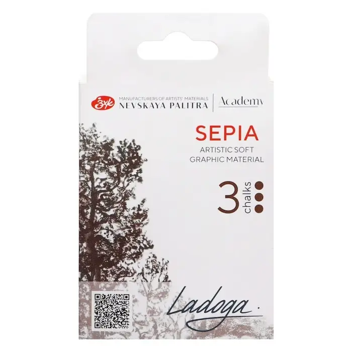 Сепия ЗХК Сепия ЗХК "Ладога", 3 штуки, в картонной коробке