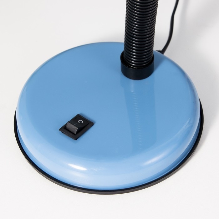 Лампа настольная Е27, с выкл. (220В) голубая (203В) RISALUX Лампа настольная Е27, с выкл. (220В) голубая (203В) RISALUX