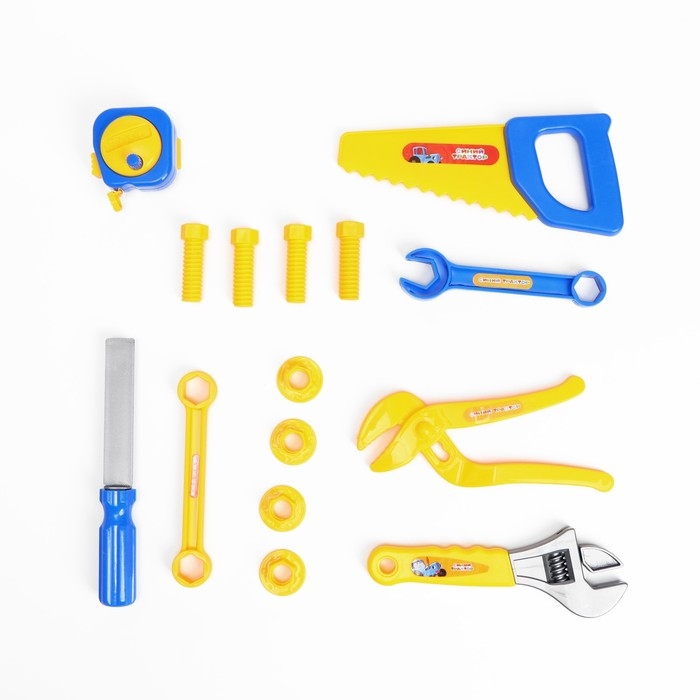 Игровой набор инструментов, Синий трактор, 16 предметов Игровой набор инструментов, Синий трактор, 16 предметов