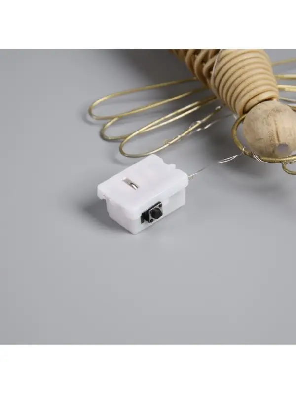 Светодиодная фигура подвесная &laquo;Ангел&raquo;, 14&times;11&times;5 см, 10 LED, от батареек AG13&times;3, свечение тёплое белое