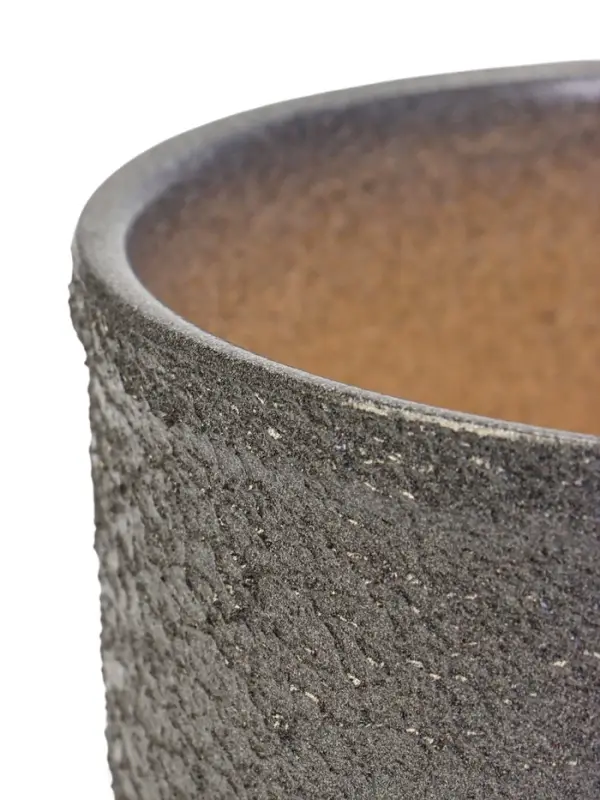 Горшок цветочный с поддоном 1,8 л, керамика  Горшок цветочный с поддоном 1,8 л, керамика "Шагрень" (М)