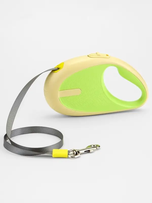 Рулетка - поводок для собак, лента 3 метра, зелёная
