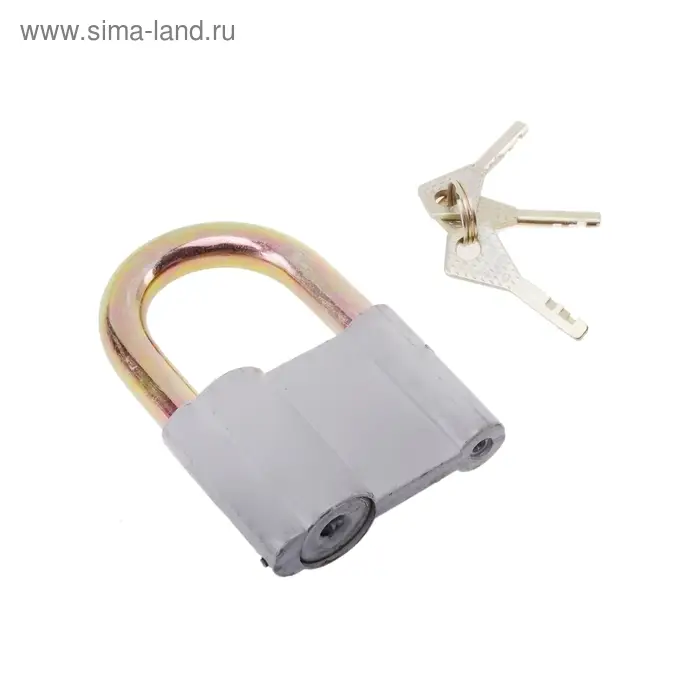 Замок навесной НС01-1, ВС2 А, тип 4, 80", серый