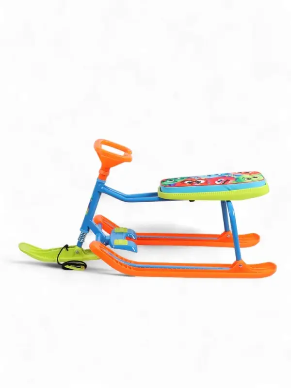 Снегокат «Монстрики», оранжевый, зелёный, ТС1-СЛ/М Snow Cat Снегокат «Монстрики», оранжевый, зелёный, ТС1-СЛ/М Snow Cat