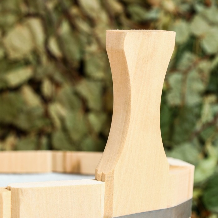 Шайка- ушат, бадья из липы, 4 л, пластиковая вставка Шайка- ушат, бадья из липы, 4 л, пластиковая вставка