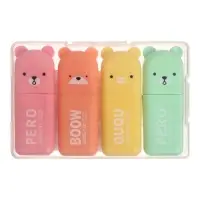 Набор маркеров текстовыделителей &laquo;мини Зверьки&raquo;, 4 цвета