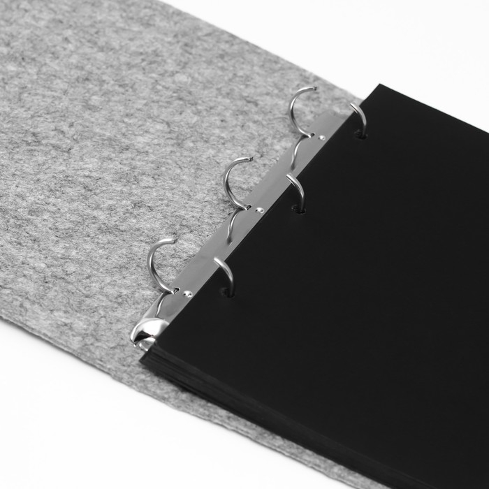 Фотоальбом войлок 30 листов Фотоальбом войлок 30 листов "Сердечко" 24,5х20 см