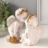 Фигурка полистоун &laquo;Ангелочки целуются&raquo;, 16&times;17&times;10 см