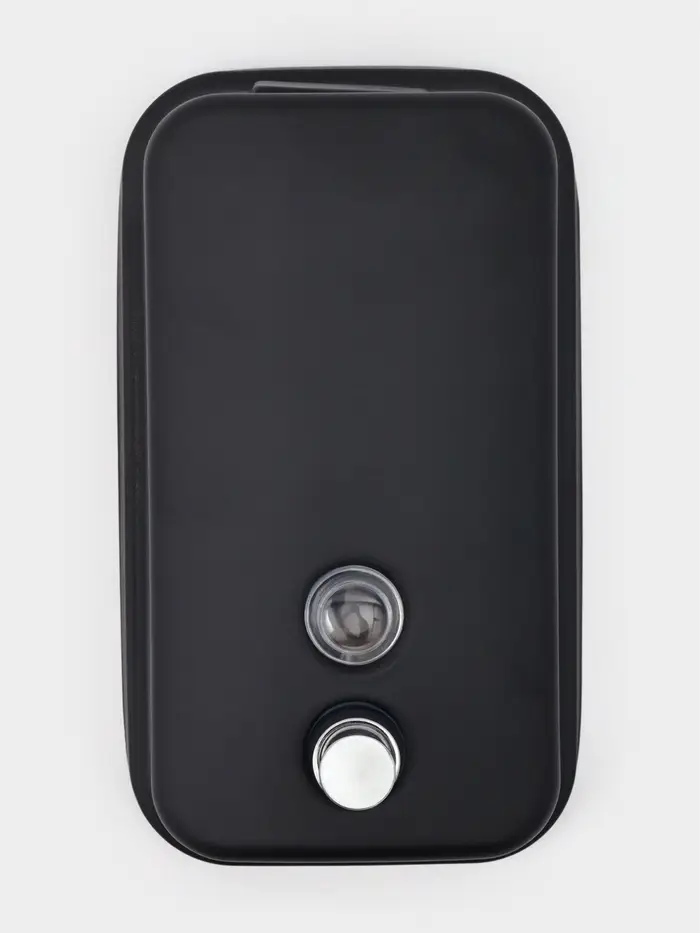 Диспенсер для жидкого мыла Stölz, механический, 800 мл, нержавеющая сталь, чёрный Диспенсер для жидкого мыла Stölz, механический, 800 мл, нержавеющая сталь, чёрный