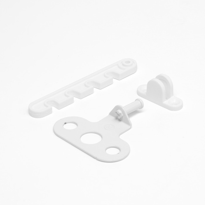 Ограничитель открывания окна ТУНДРА, пластиковый, L=105 мм, белый, 1 шт. Ограничитель открывания окна ТУНДРА, пластиковый, L=105 мм, белый, 1 шт.