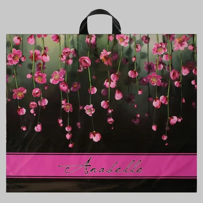 Пакет &laquo;Анабель&raquo;, полиэтиленовый с петлевой ручкой, 60&times;50 см, 70 мкм