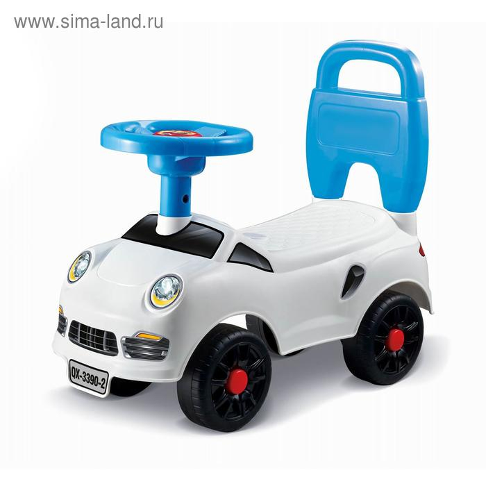 Толокар «Молния», звук, цвет белый Толокар «Молния», звук, цвет белый