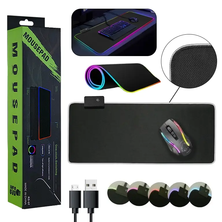 Коврик с подсветкой игровой RS-07 80*30cm (40шт/кор)