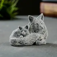 Фигурка &laquo;Лисичка с лисенком&raquo;, 4 см