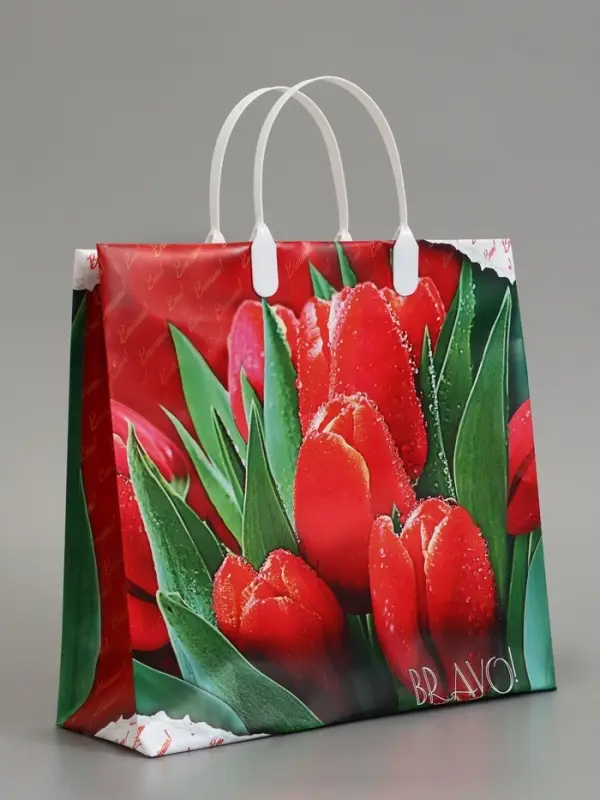 Пакет &laquo;Браво&raquo;, мягкий пластик, 30&times;30 см, 150 мкм