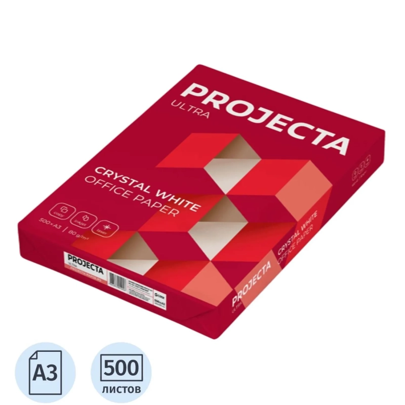 Бумага PROJECTA Ultra (А3, марка А, 80 г/кв.м, 500 л)
