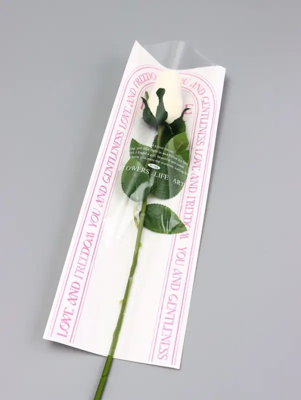 Пакет конус, для цветов, розовый, 14×40 см Пакет конус, для цветов, розовый, 14×40 см