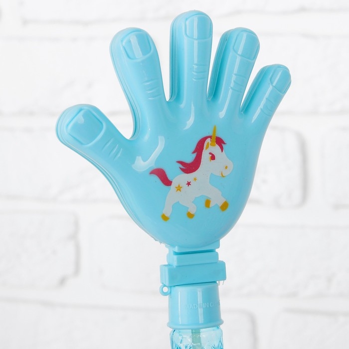 Мыльные пузыри - трещетка «Единорог», МИКС