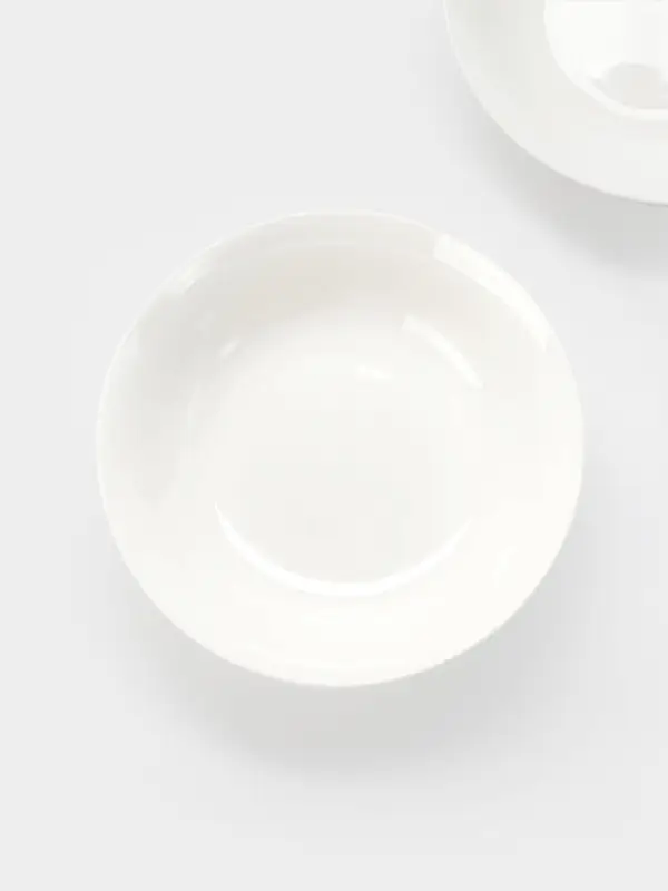 Тарелки глубокие WY Venecia, набор 2 шт., 580 мл, фарфор, белые