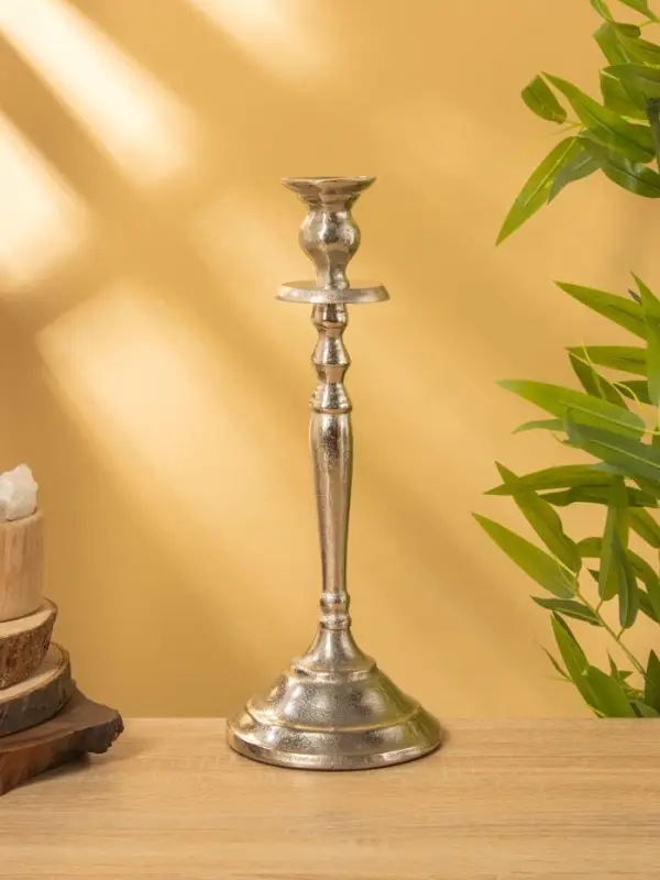 Подсвечник  Подсвечник "Великолепный век" алюминий 13х13х33 см