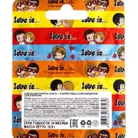 Освежающие конфеты Love is, со вкусом морской соли и маракуйи в блистере, 10.8 г