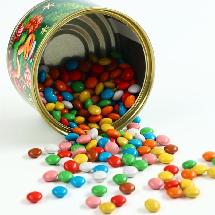 Новый год! Конфеты шоколадные, драже в банке &laquo;Волшебных моментов&raquo;, 100 г