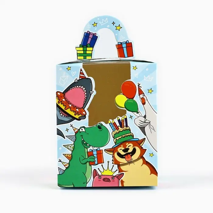 Коробка сборная «Тебе подарочек» 9 х 11 х 9 см